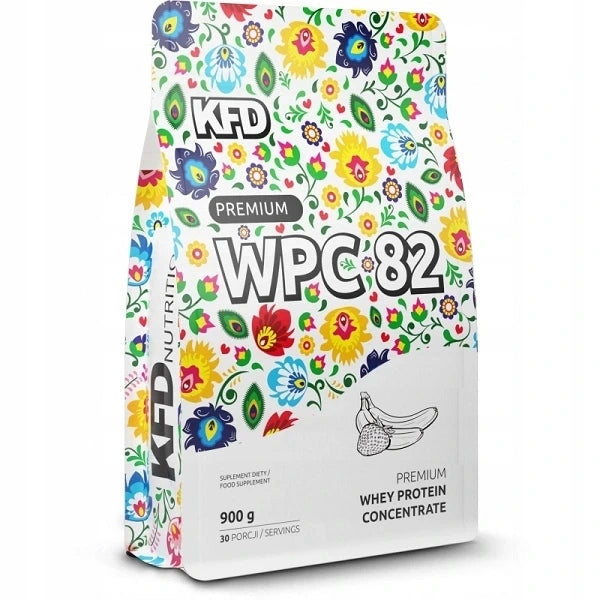 Protein supplement protein concentrate - WPC KFD 900g BANANA - STRAWBERRY Packaging status original