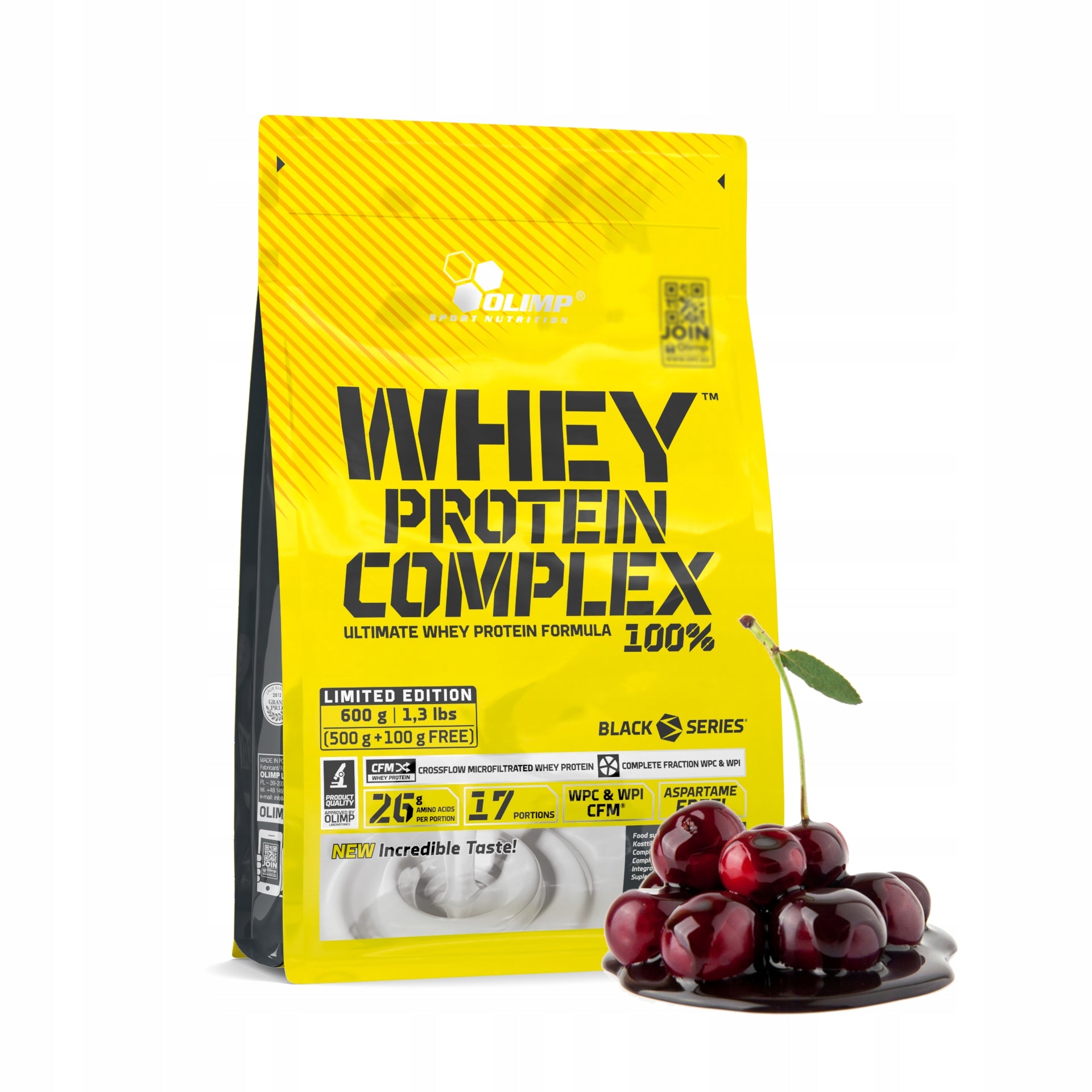 Protein supplement protein concentrate - WPC Olimp 600 g chocolate-cherry Brand Olimp
