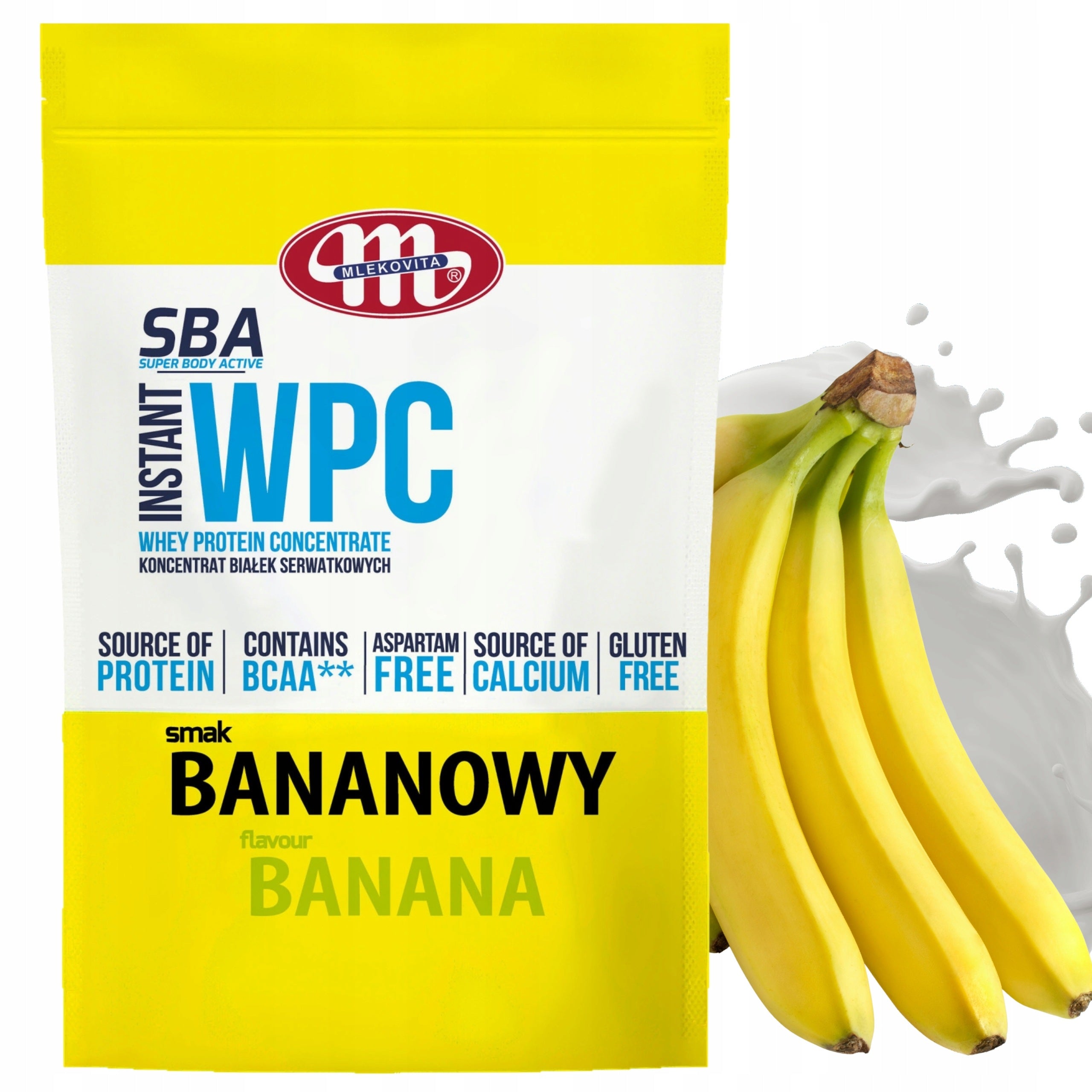 Protein supplement protein concentrate WPC banana flavour 700G