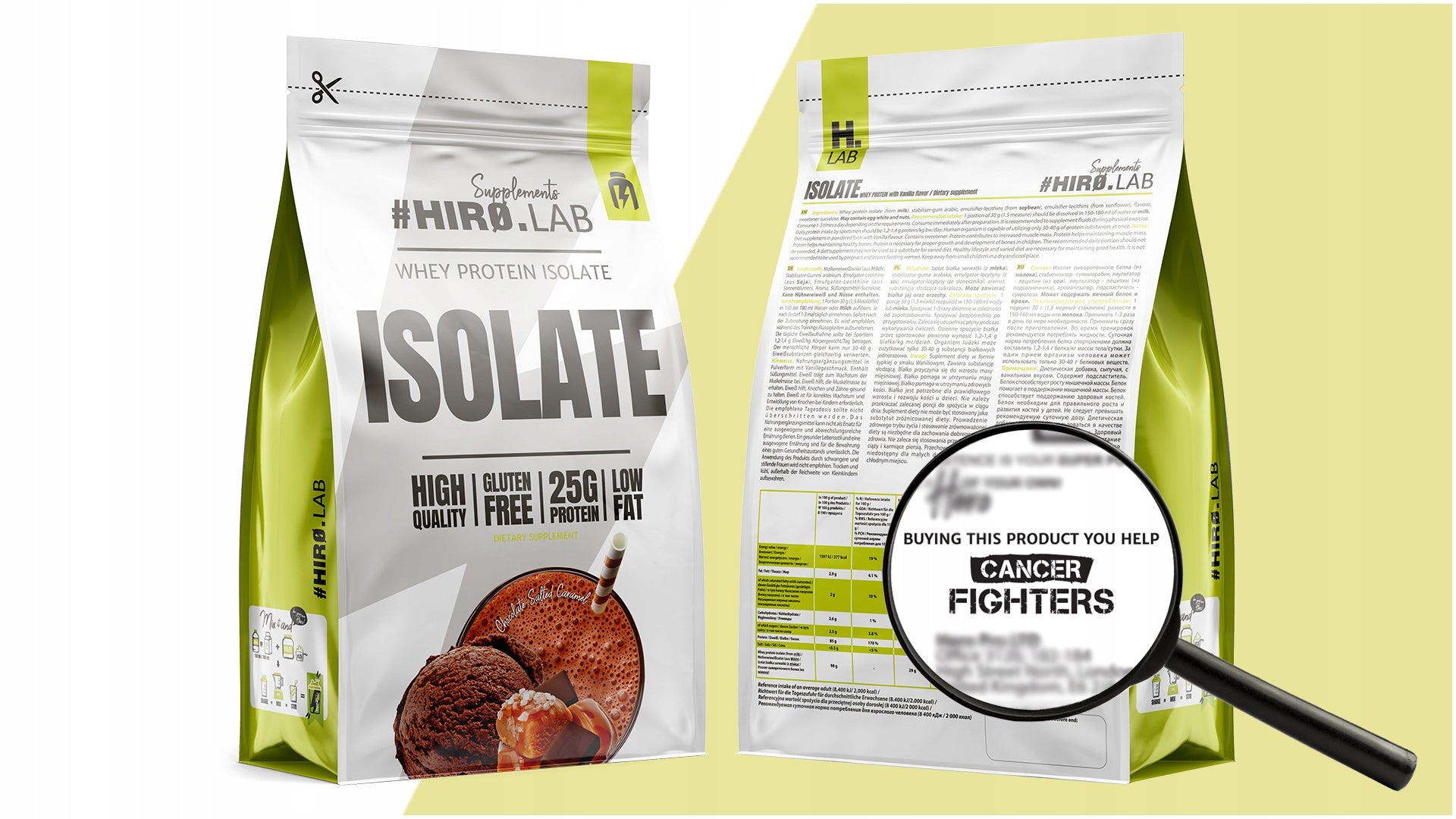 Protein supplement protein isolate WPI HIRO.LAB ISOLATE 700 g Manufacturer code 1000025055#CSC
