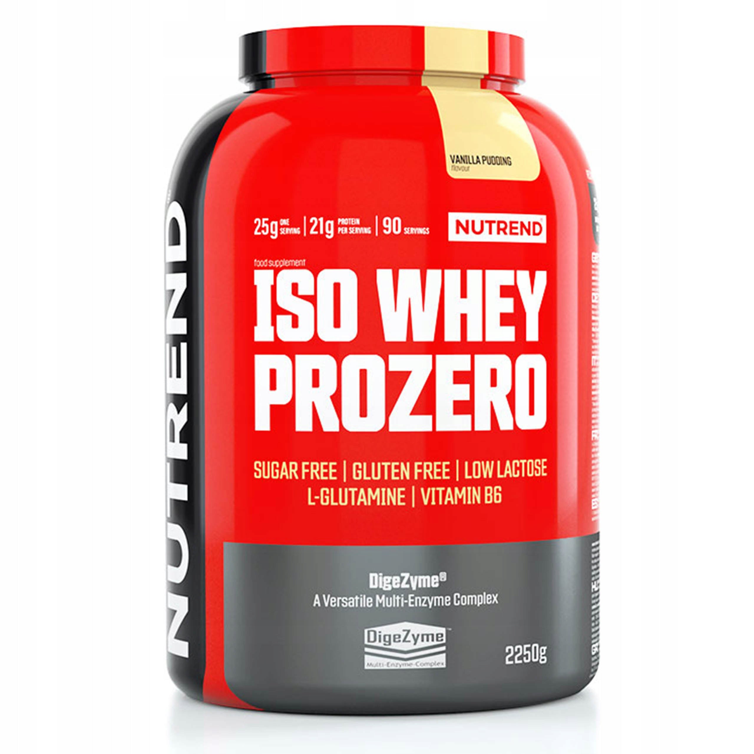 Protein supplement protein isolate - WPI Nutrend powder 2250 g vanilla flavour