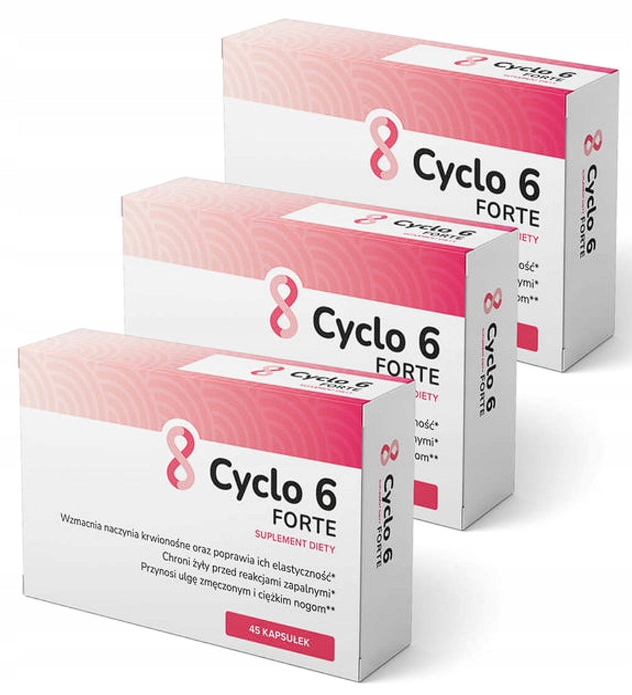 Proton Labs [ 3x ] Cyclo 6 FORTE for heavy tired legs varicose veins spider veins