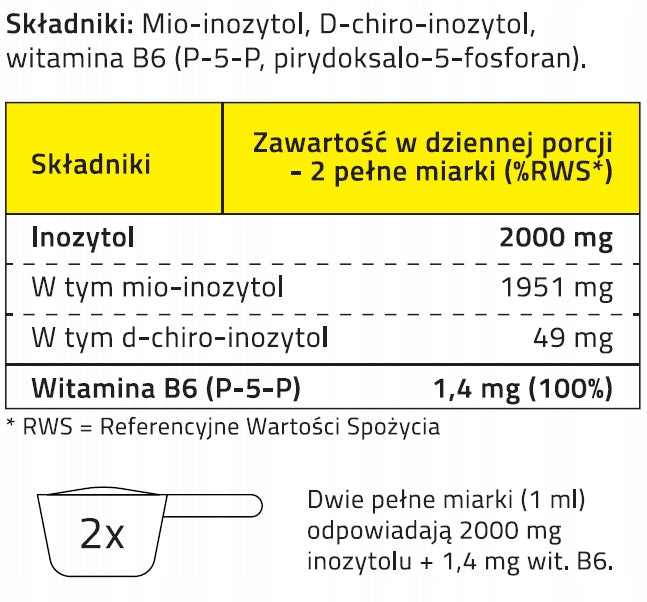 Proton Labs INOZYTOL DUO 2000mg Myo + D-Chiro Mio B8 40:1 Powder 120g Packaging status original