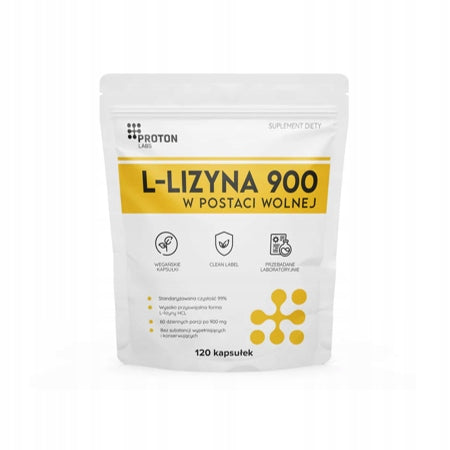 Proton Labs L-Lysine 900 mg (120 kaps)