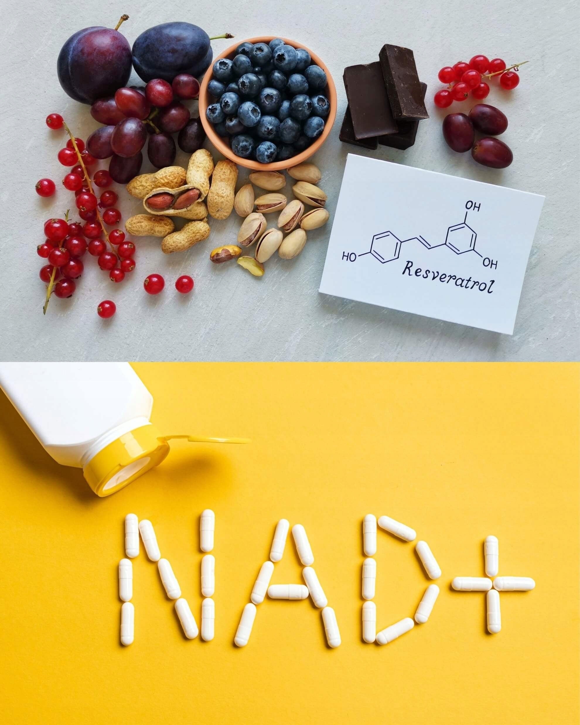 Proton Labs NAD+ and RESVERATROL 500 mg/500 mg capsules ANTI-AGING 60 kaps Manufacturer code Resveratrol+NAD+