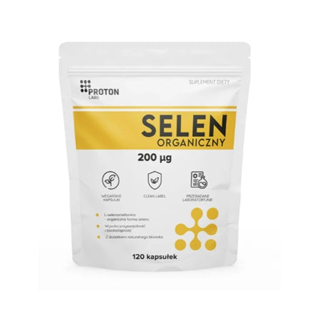 Proton Labs Organic Selenium 200 µg (L-selenomethionine) (120 kaps)