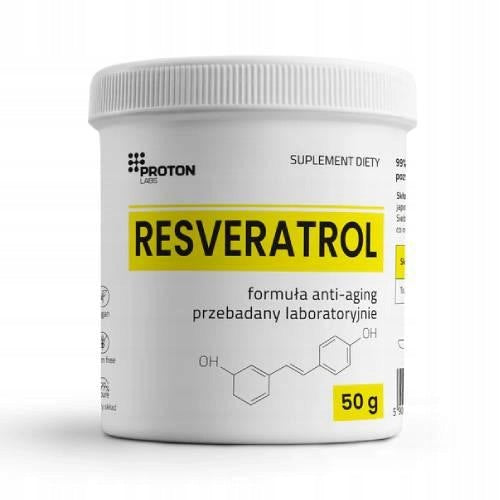 Proton Labs Resveratrol, trans-resveratrol 99% cardiovascular system 50g