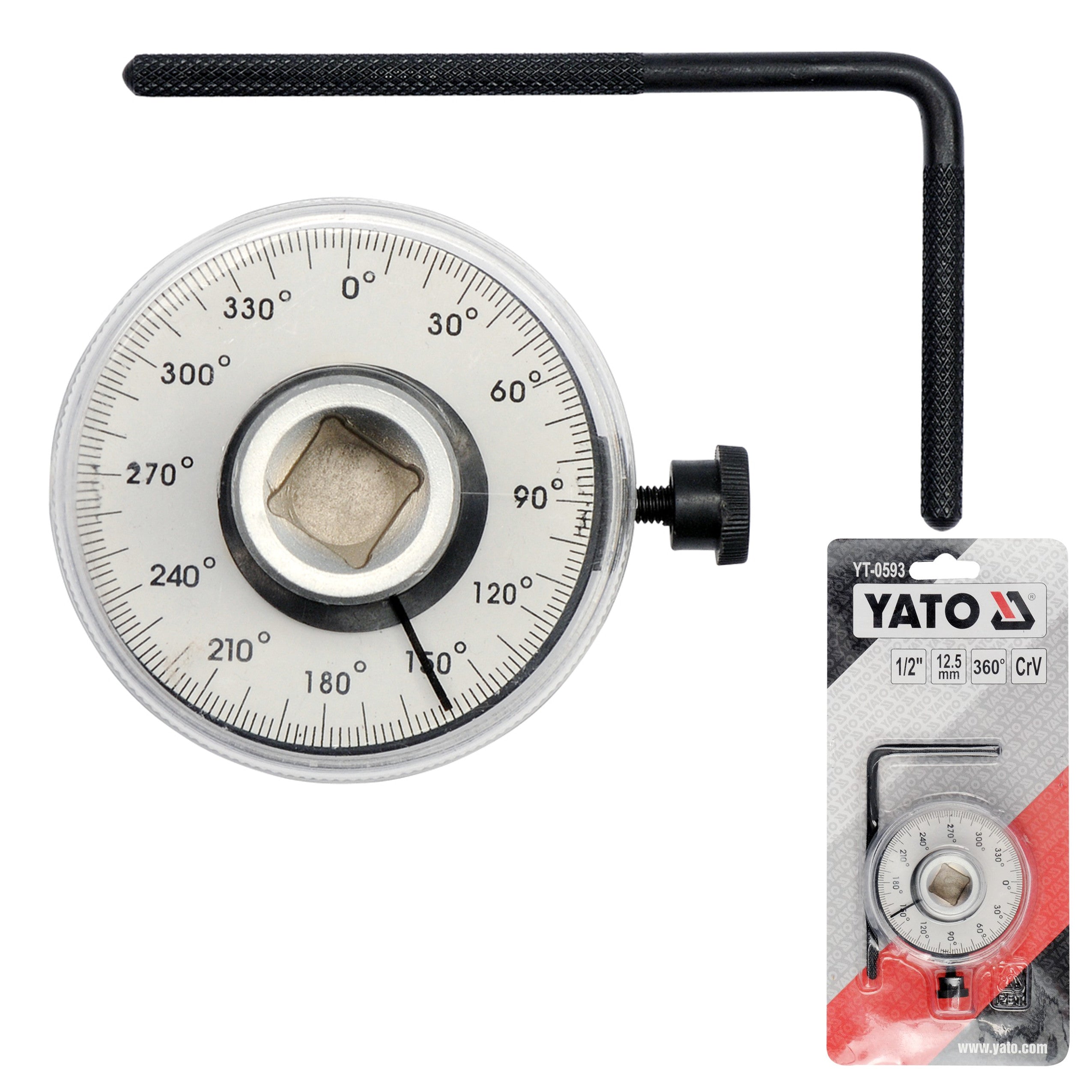 Protractor Yato 1/2" 360° technical Brand Yato