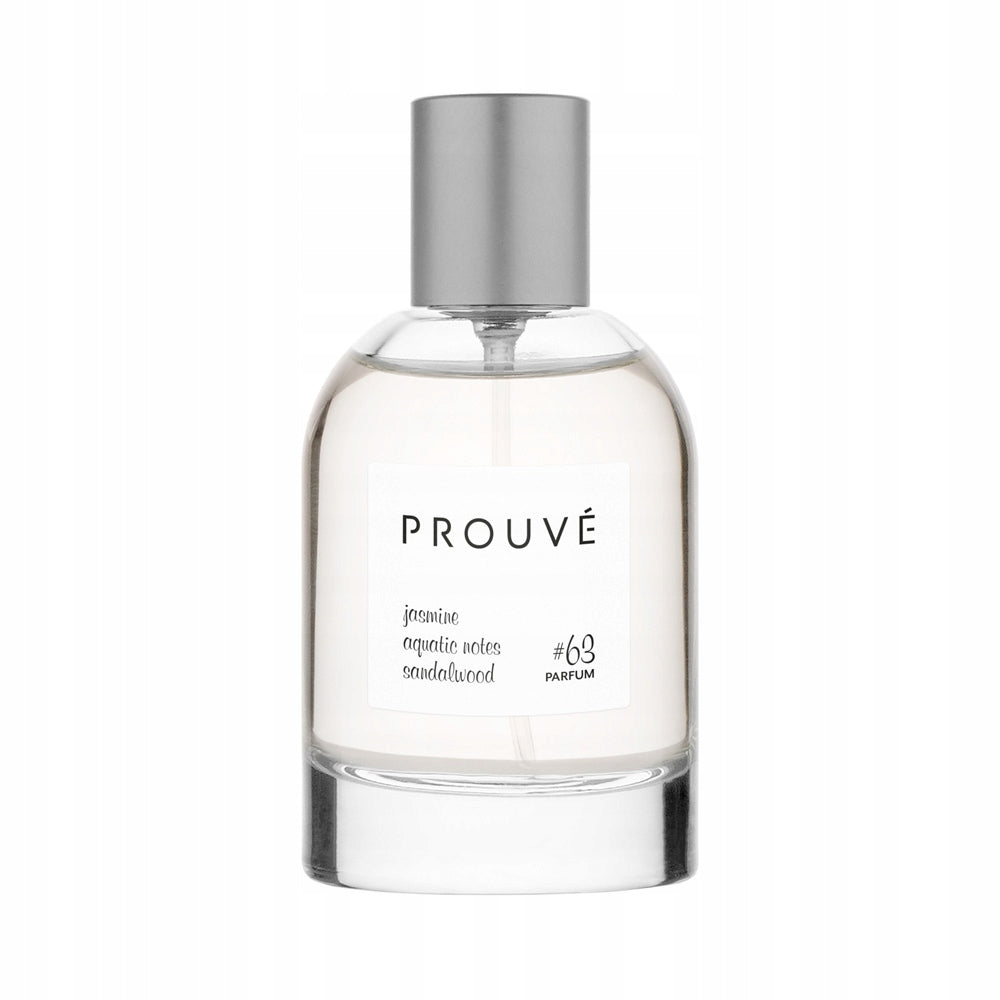 Prouve -Women's Perfume - Jasmine, Water Notes, Sandalwood(No. 63)50 ml