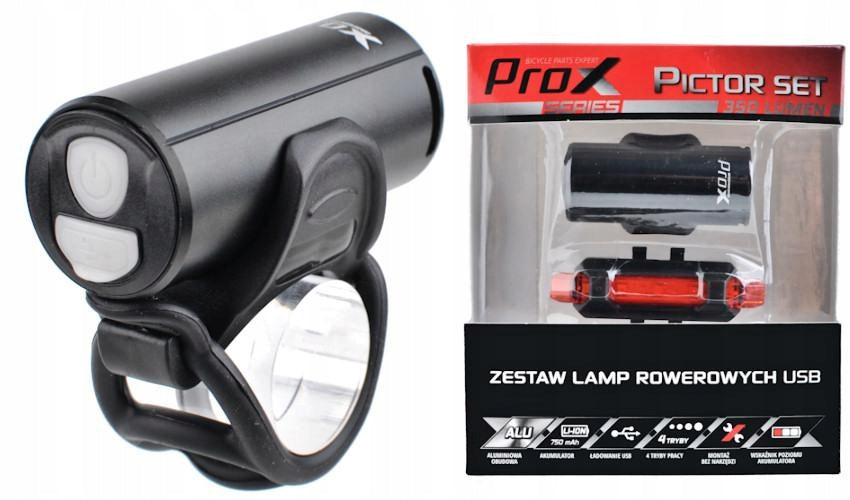 Prox Pictor set black cree USB lamp set Manufacturer code 2-A-O-B-P-0346