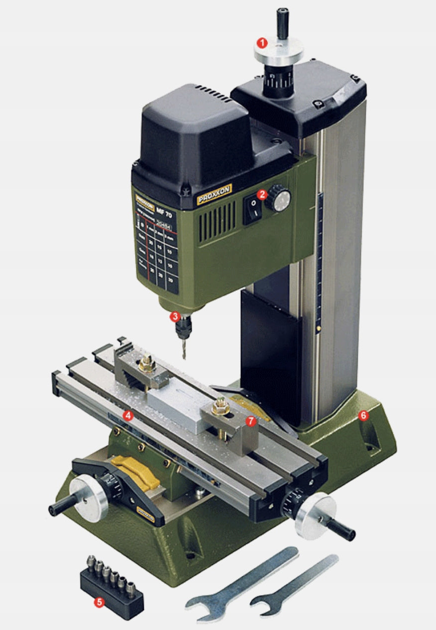 Proxxon 27 110 table specialty milling machine MF 70