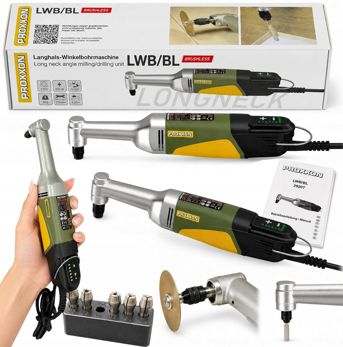 Proxxon Angle grinder set L-Boxx PR29290 Manufacturer code PR29290