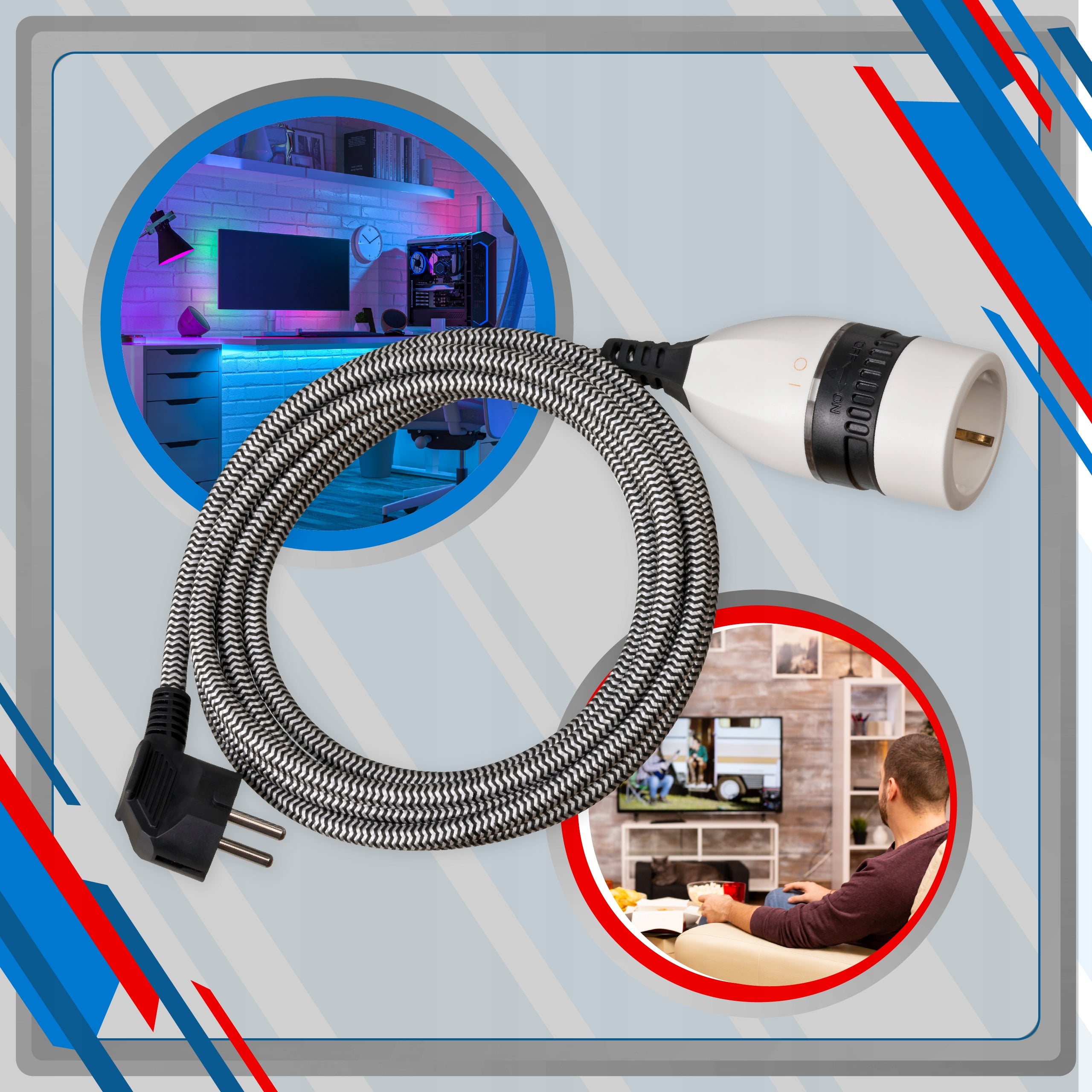 Verlängerung Brennenstuhl H05VV-F 3 m 