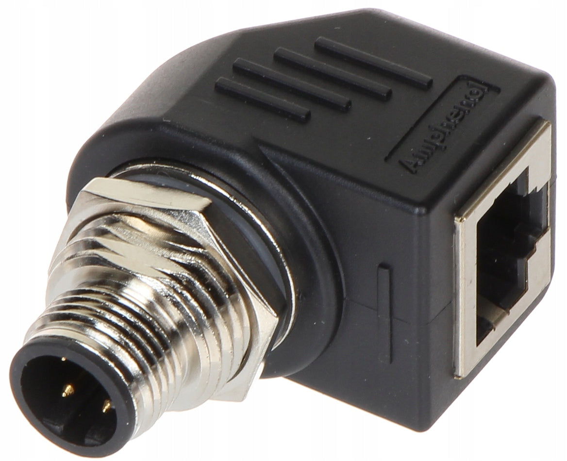 Eckadapter M12D-W/RJ45-G 