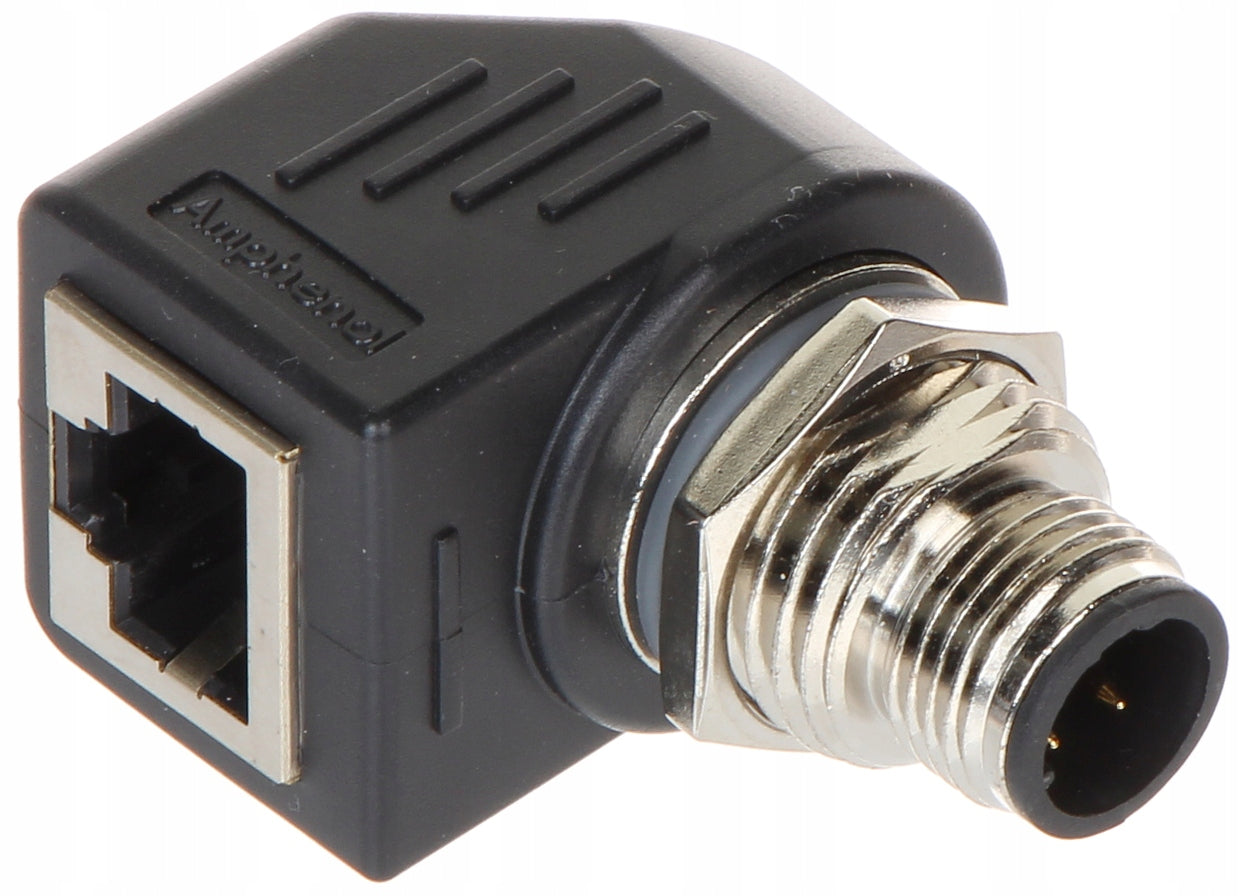Eckadapter M12D-W/RJ45-G 