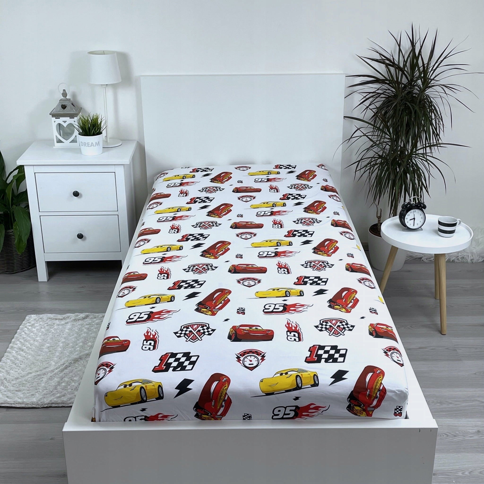 Bettlaken mit Gummi, 90x200 cm 
