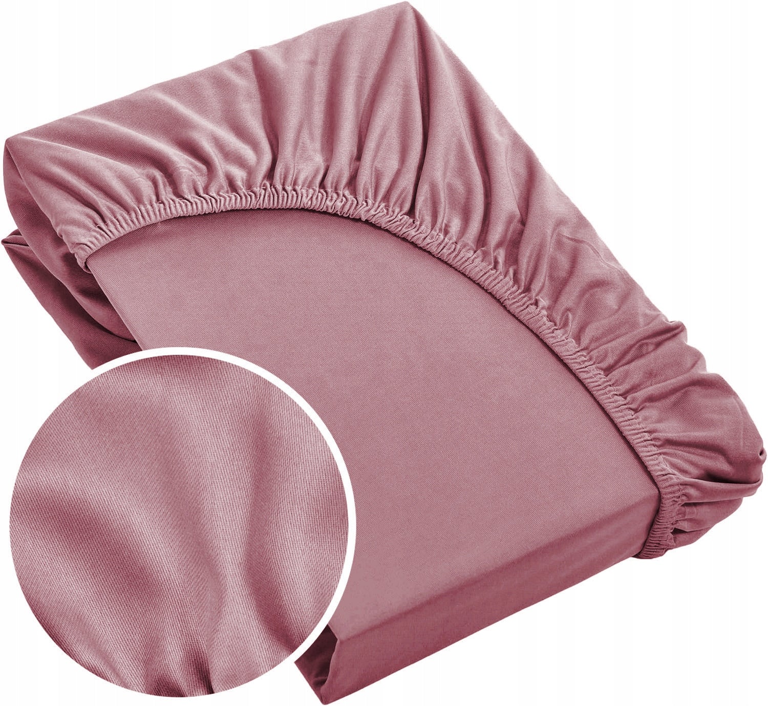 Bettlaken mit Gummi Nova3 100x200 cm, rosa 