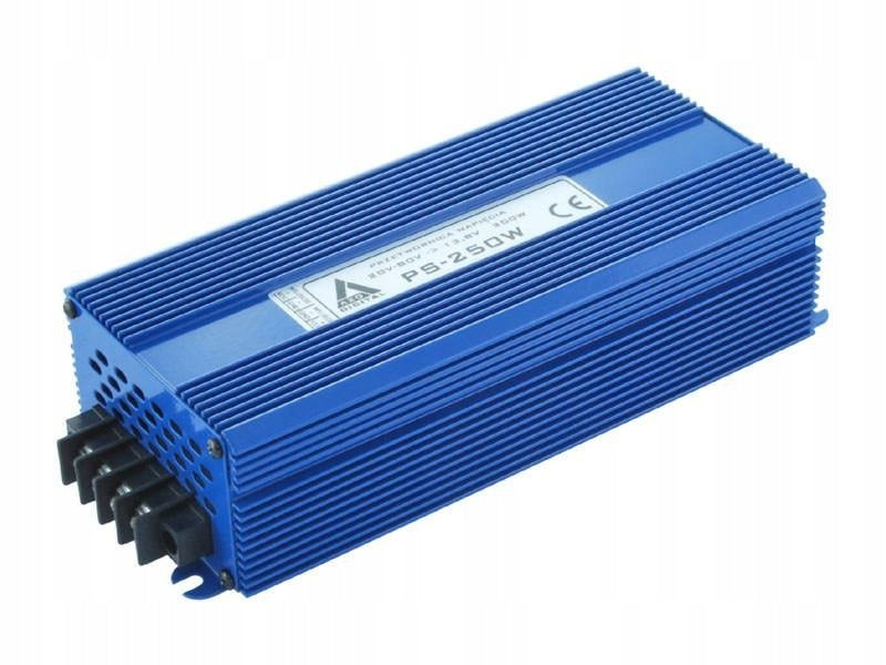 Spannungswandler AZO Digital 30÷80 VDC / 13,8 VDC PS-250W-12V 300W galvanische Trennung, IP21 