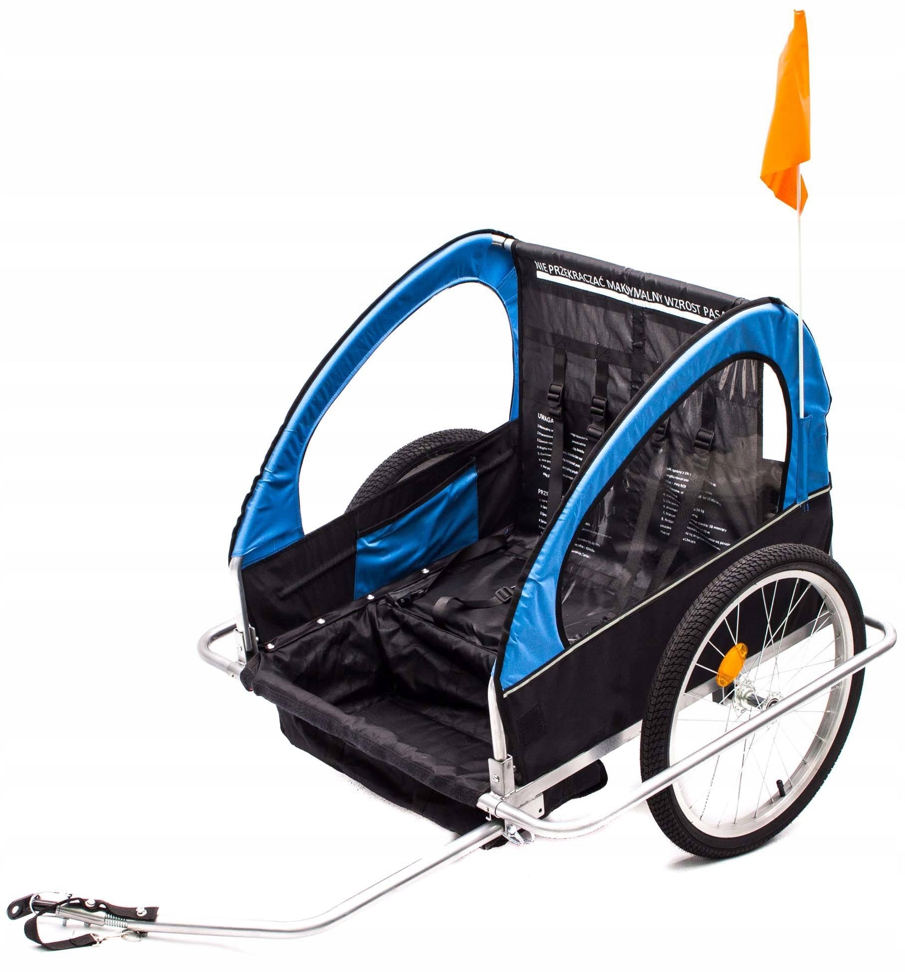 Fahrradanhänger Vivo Voyager BT-004, schwarz 