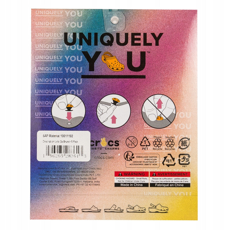 Anhänger für Clogs Crocs™ Smile Fruit 233583, 5 Stk 