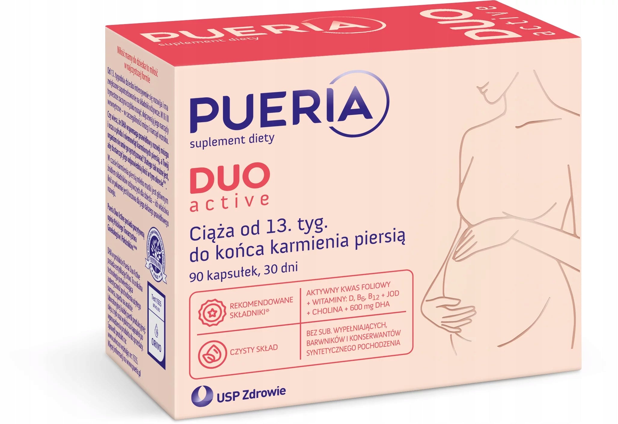 Pueria Duo ACTIVE 90 capsules from 13 weeks + feeding Manufacturer code 5904569253752