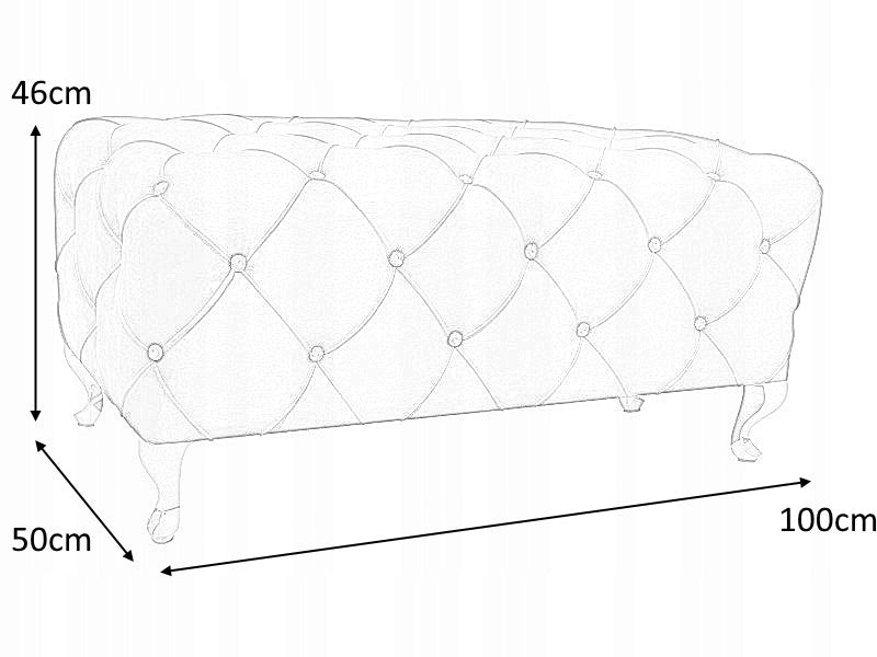 Hocker Signal Meble Hestia 86S, blau 