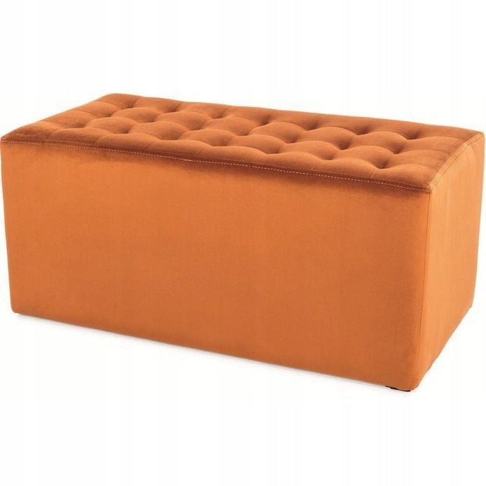 Sitzpuff Signal Lori 2 Samt, orange 