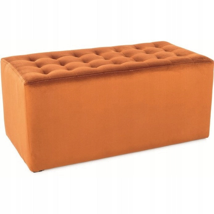 Sitzpuff Signal Lori 2 Samt, orange 
