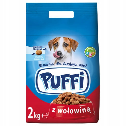 Puffi dry food beef 2 kg