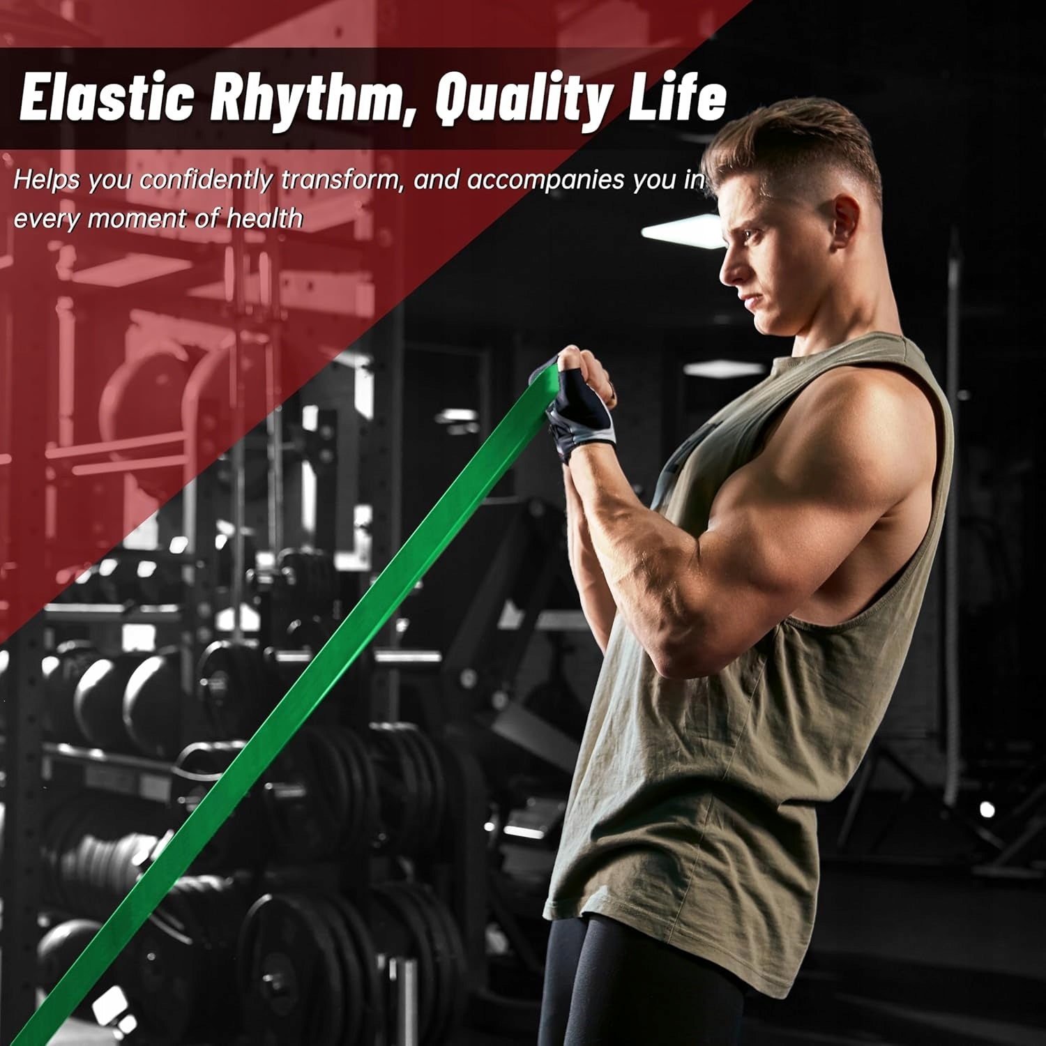 Pull Up Assistance Bands,5-Level Resistance for Full-Body Workout, Home Gym Length 20.8 cm