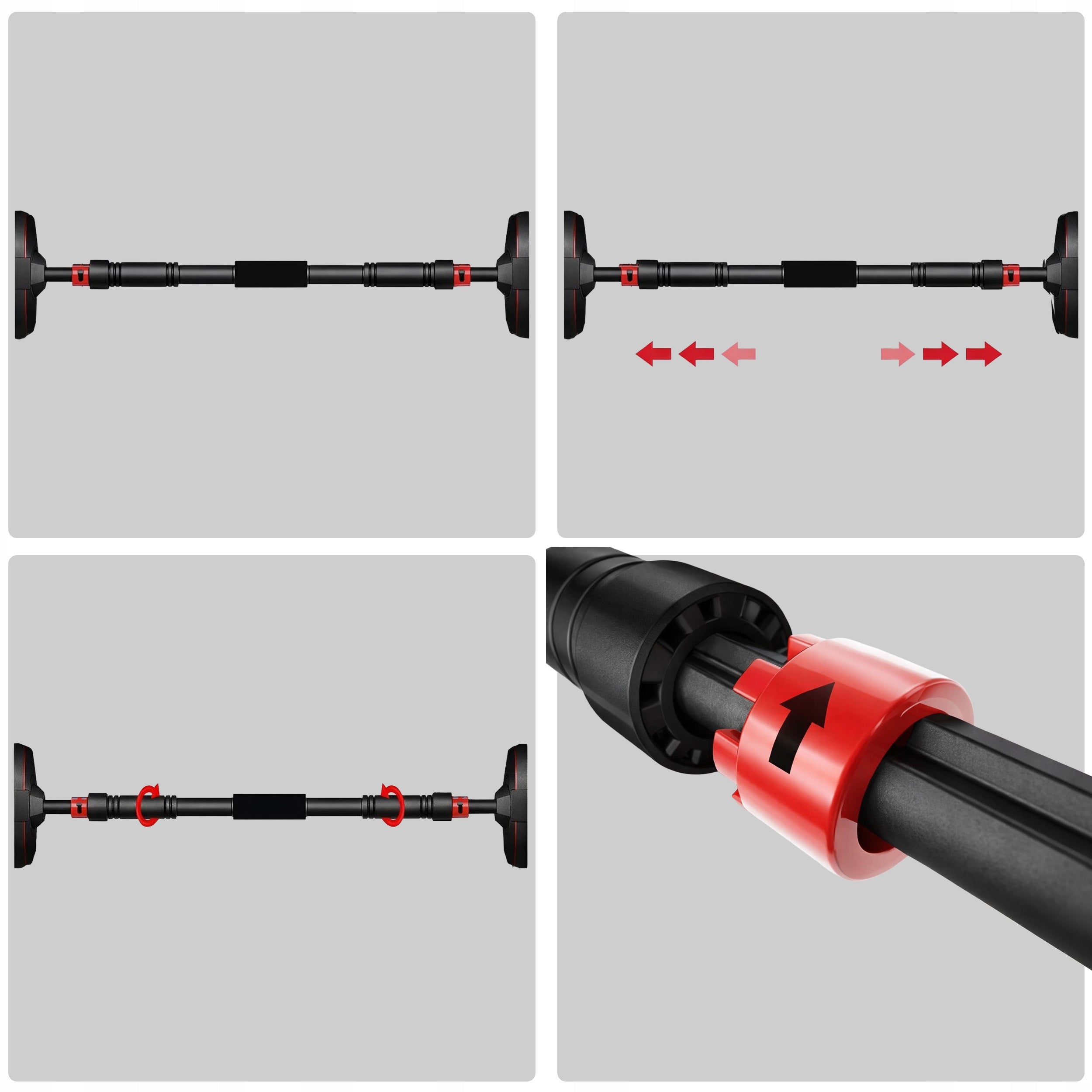 Pull Up Bar Reinforced Pro Fit Stainless Steel 180Kg Kind bars