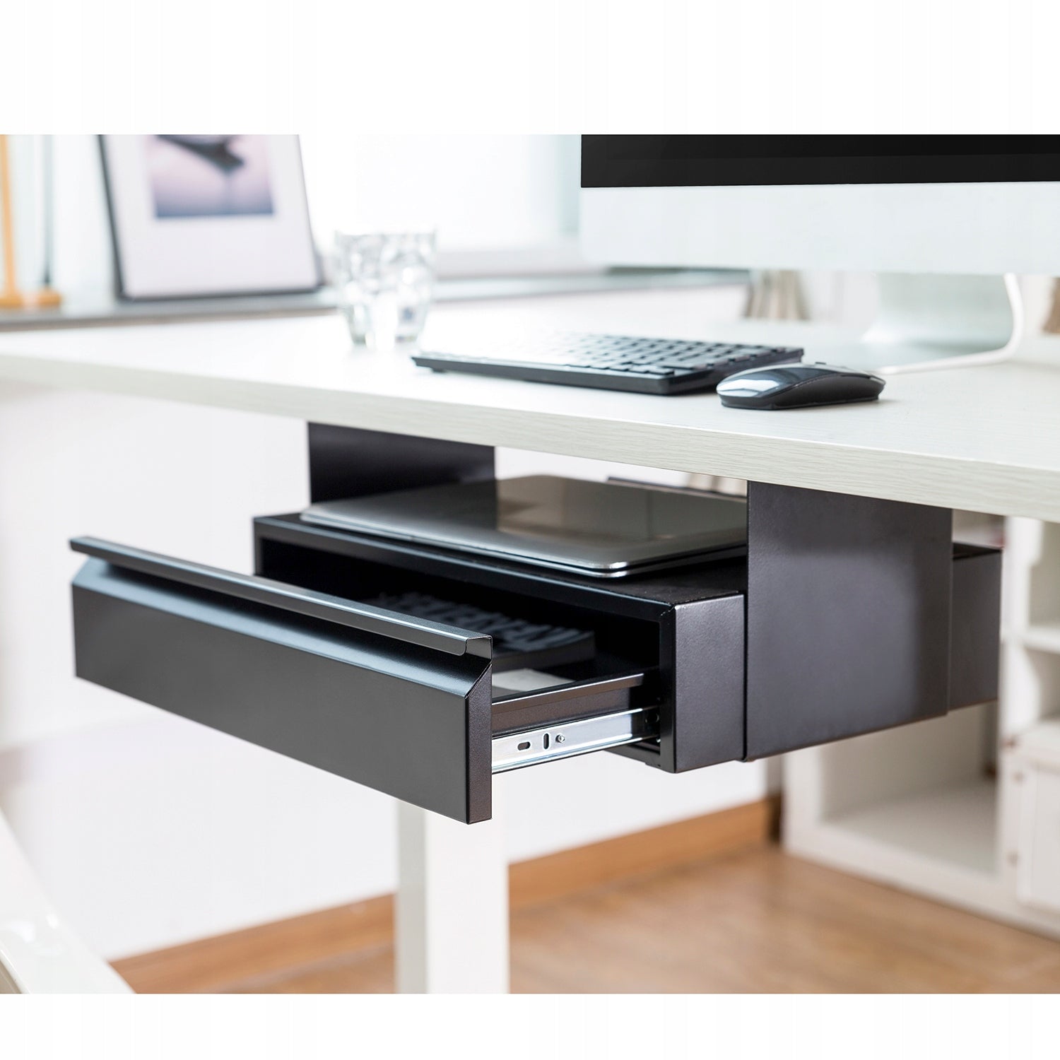 Pull-out drawer attached to table top ergonomic MC-875 Packaging status original