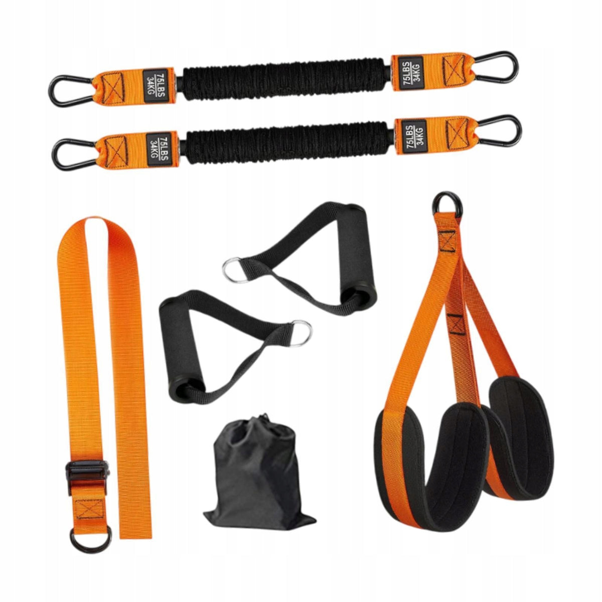 Pull up Assistance Bands Feet/Knee Rest 2 Elastic Bands for With Handle