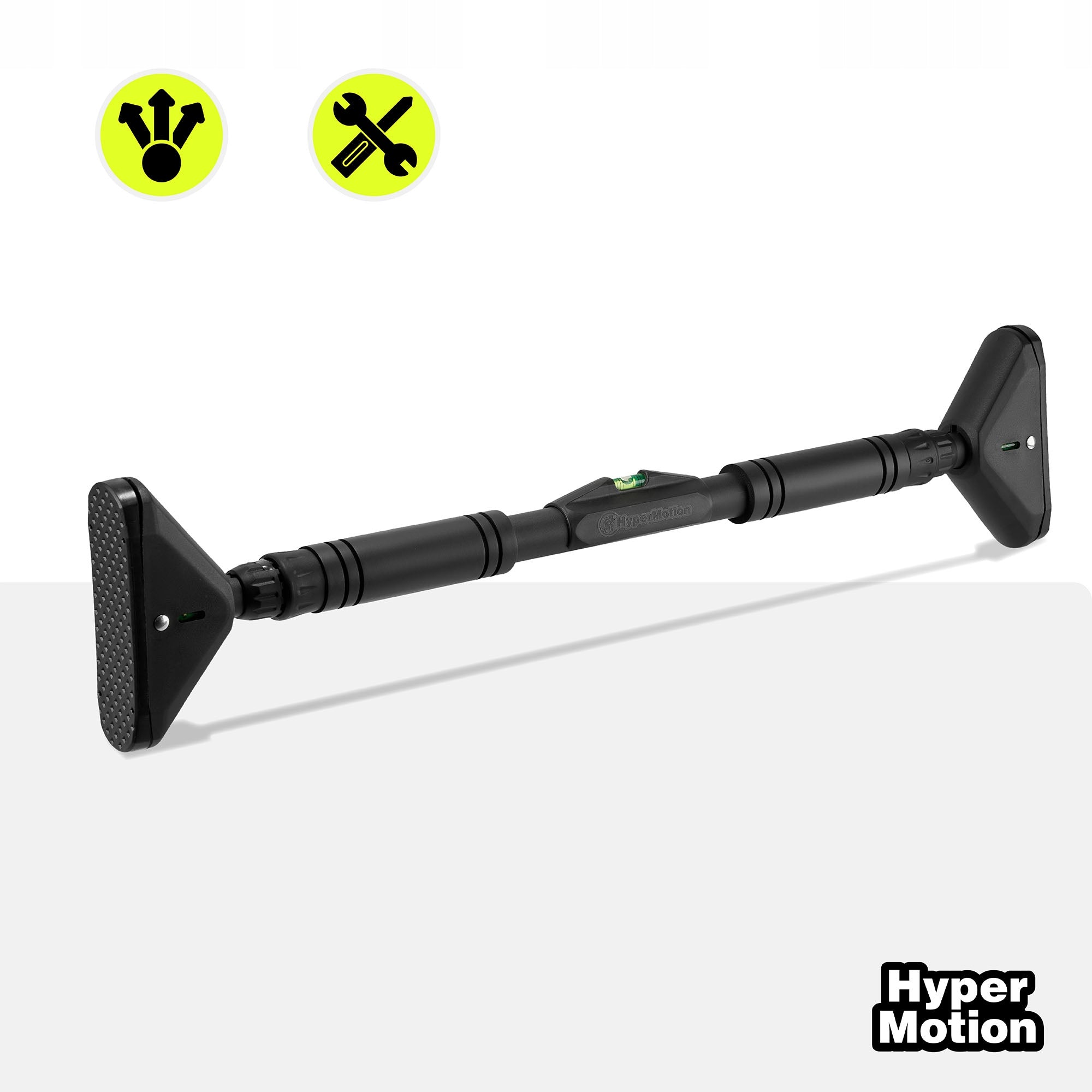 Pull-up bar adjustable 70 – 100 cm, 200kg, black Packaging status original