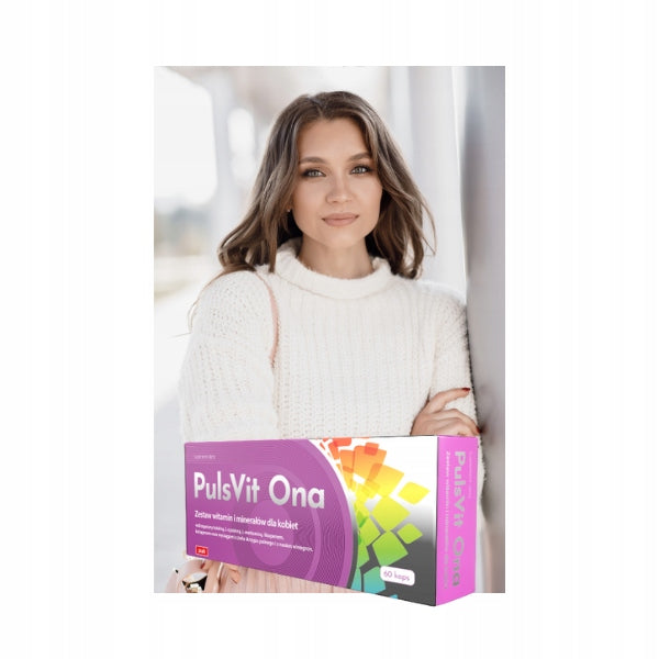 PulsVit ONA vitamins for women set minerals multivitamin 60 capsules Brand Puls