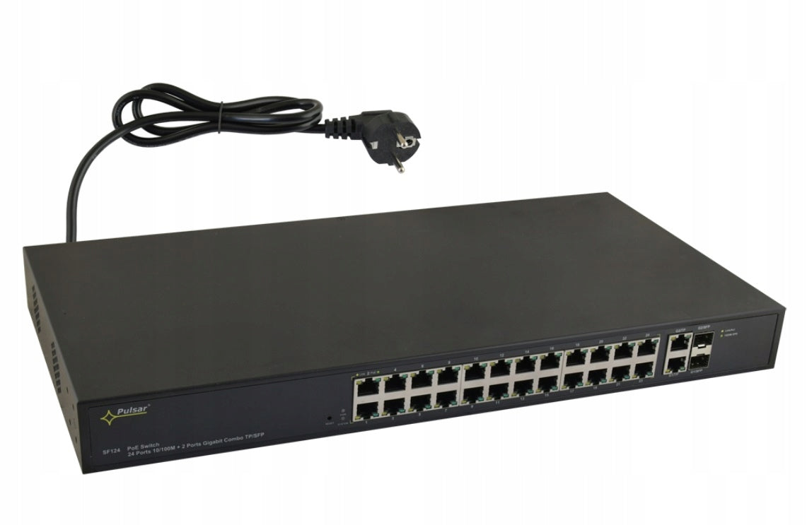 Pulsar SF124 26-port switch for 24 cameras