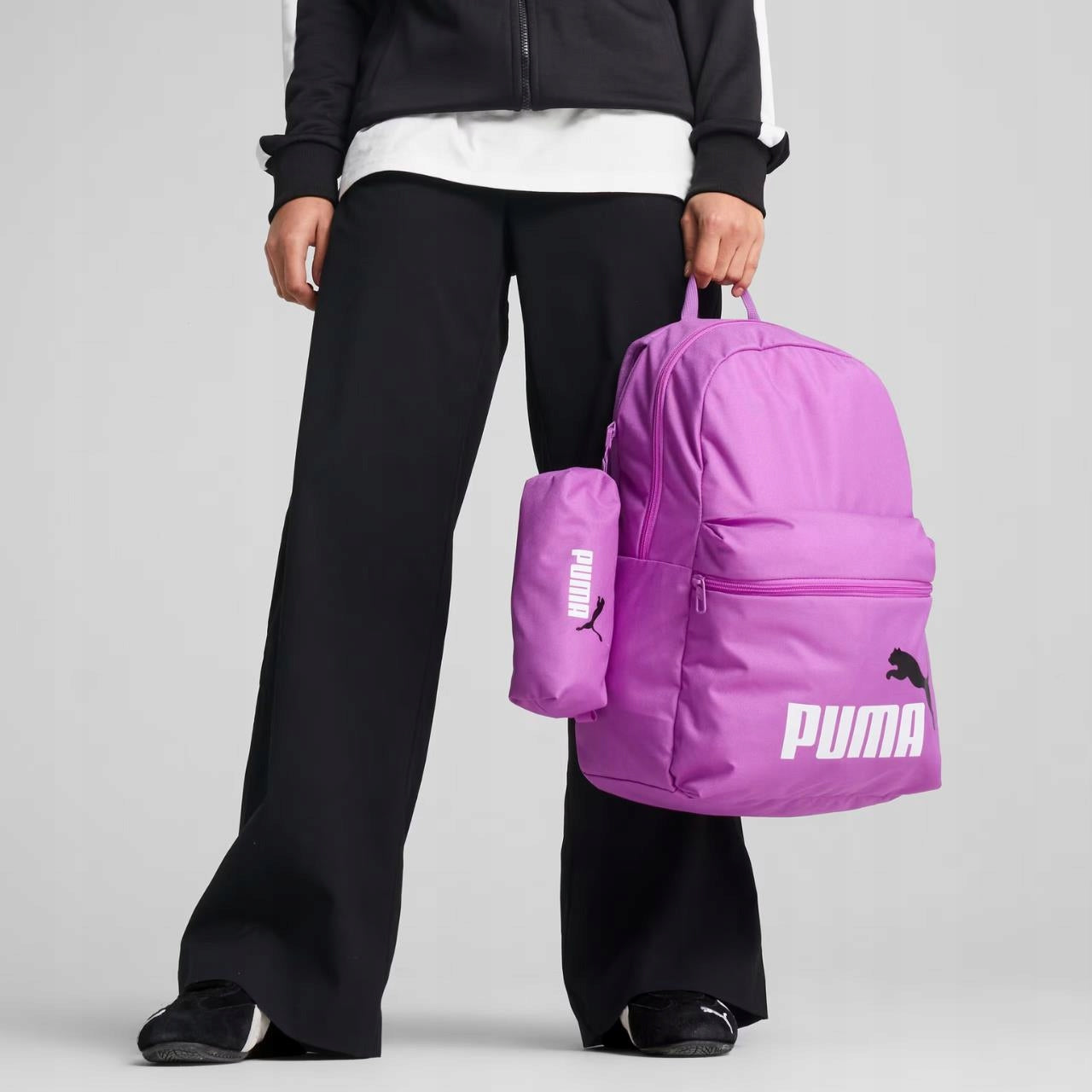 Puma backpack + pencil case ORIGINAL, safe for the back