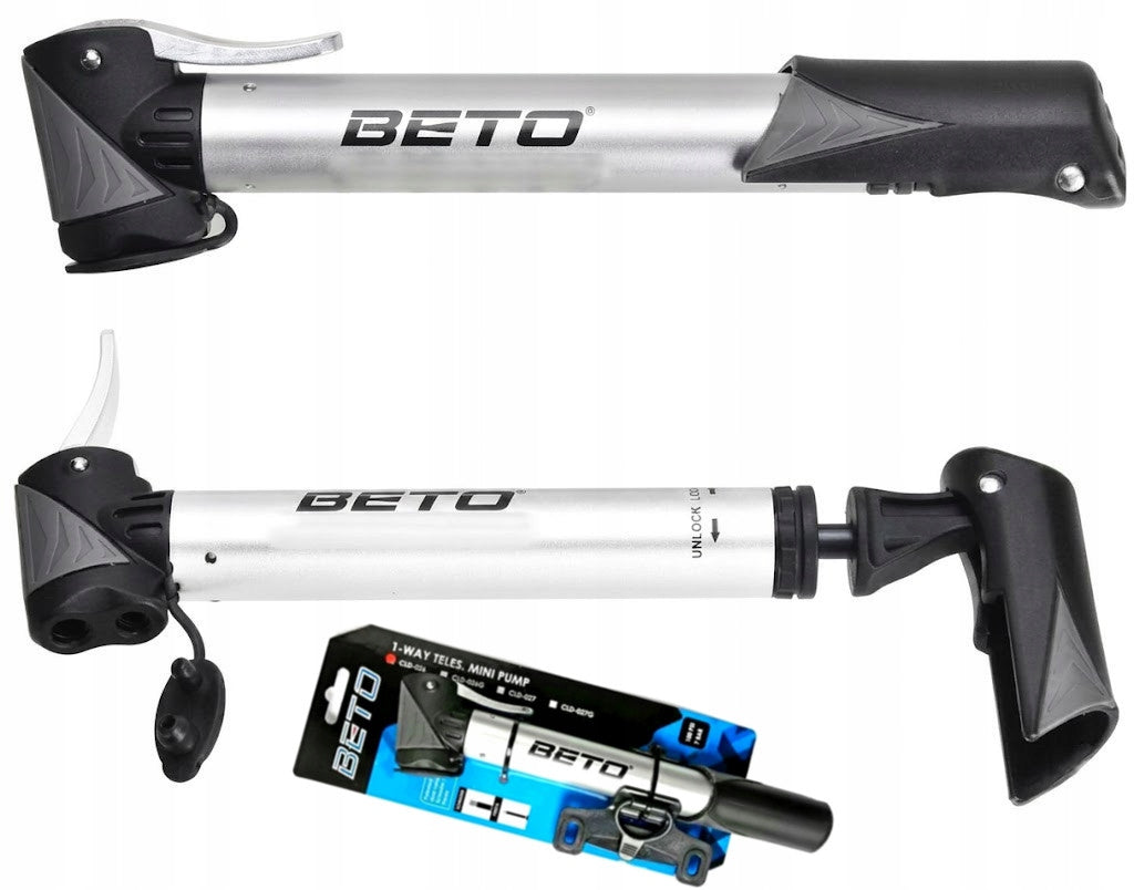 Pump BETO MINI ALU CLD-026 TELESCOPIC - DOUBLE HEAD