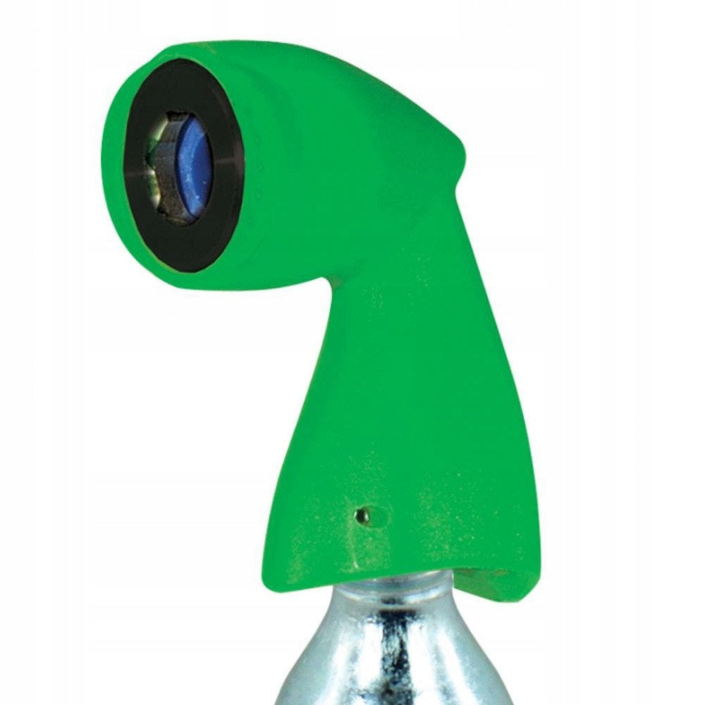 Pump GENUINE INNOVATIONS with cartridge CO2 20 g Color green