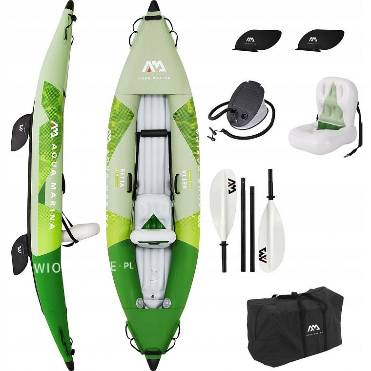 Pumped Kayak Aqua Marina Betta 312 With Single Paddle Model 2022