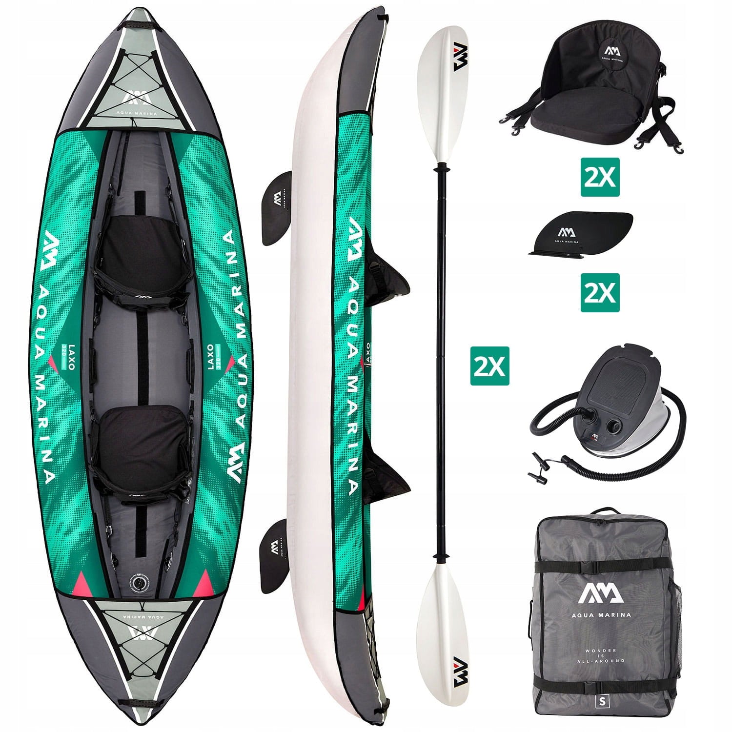 Pumped Kayak Aqua Marina Laxo 320 2-person 2022