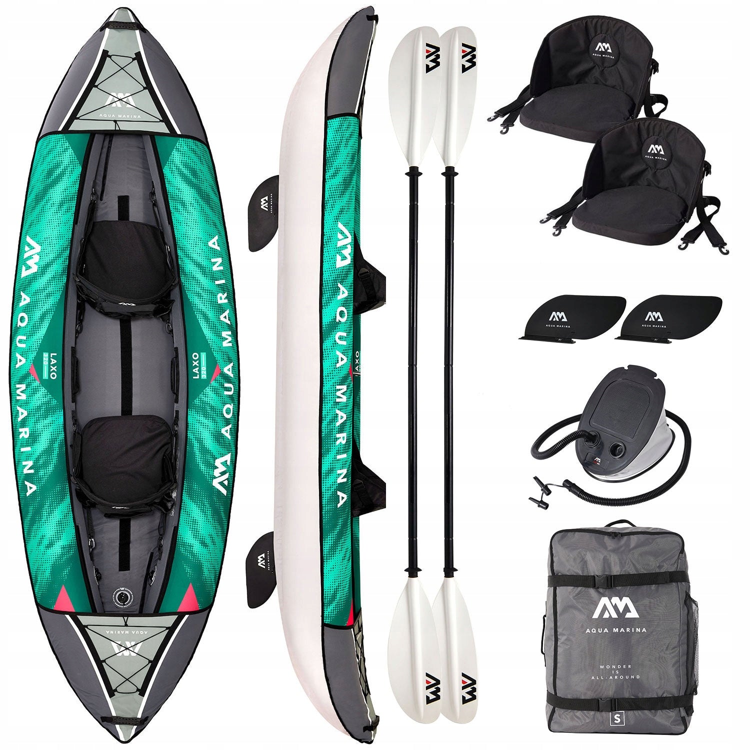 Pumped Kayak Aqua Marina Laxo 320 2-person.