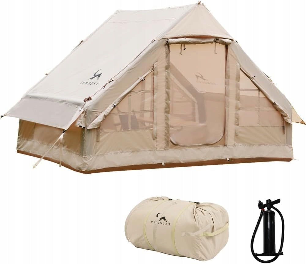 Pumped Tent Large 3-5os Glamping High 2m Dimensions 3x2,1x2M