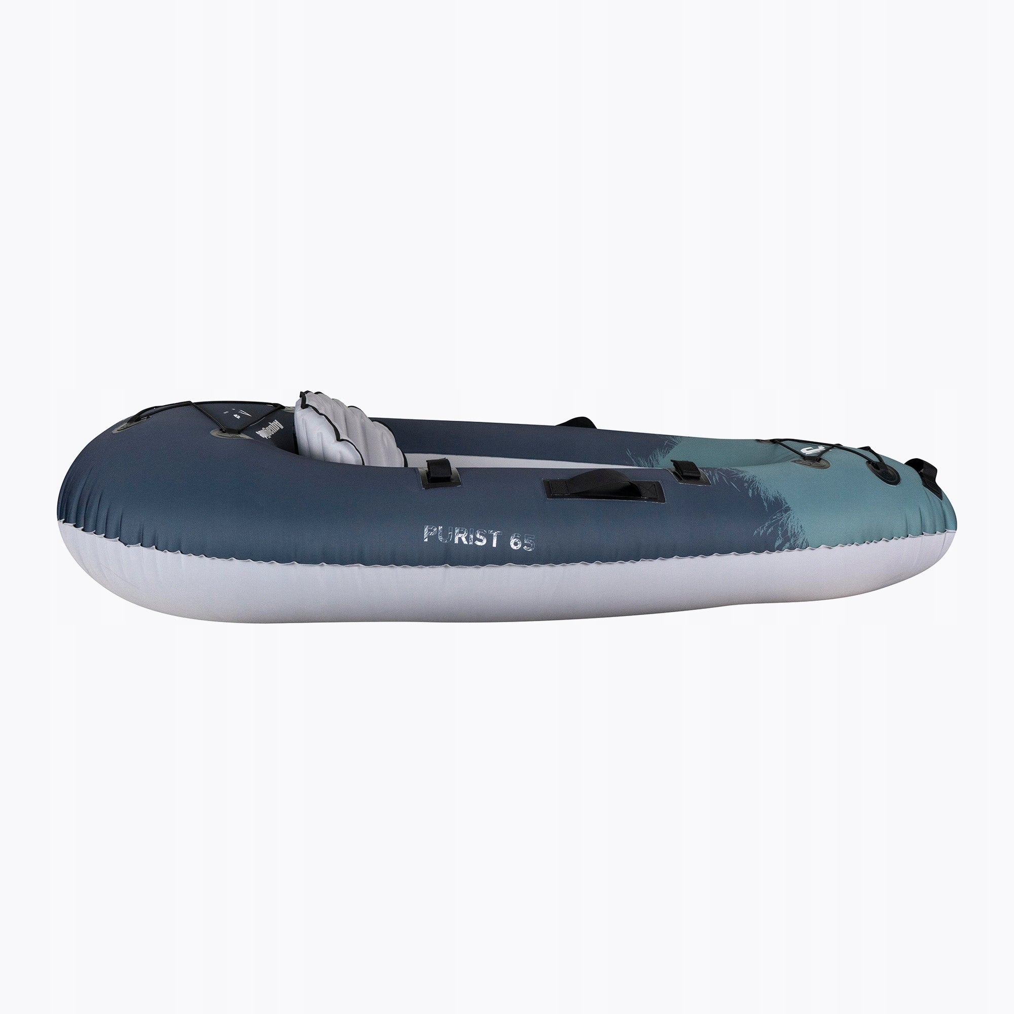 Pumped kayak 1-person Aquaglide grey Backwoods Purist 201x110x39.4 cm Number of seats 1