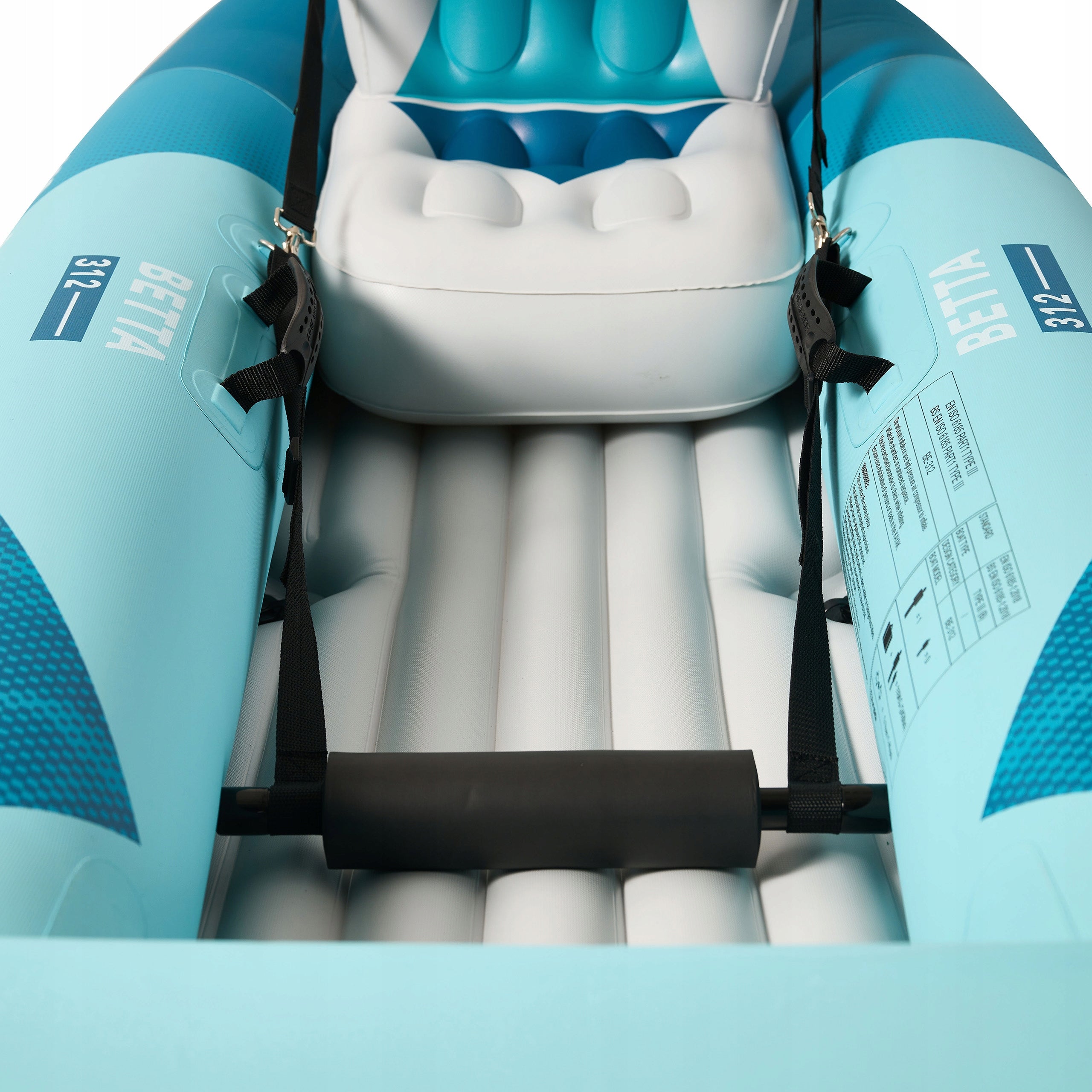 Pumped kayak Aqua Marina Betta 312 Blue 2026 1-person + Inflatable buoy Model BE-312-26-BOJKADM
