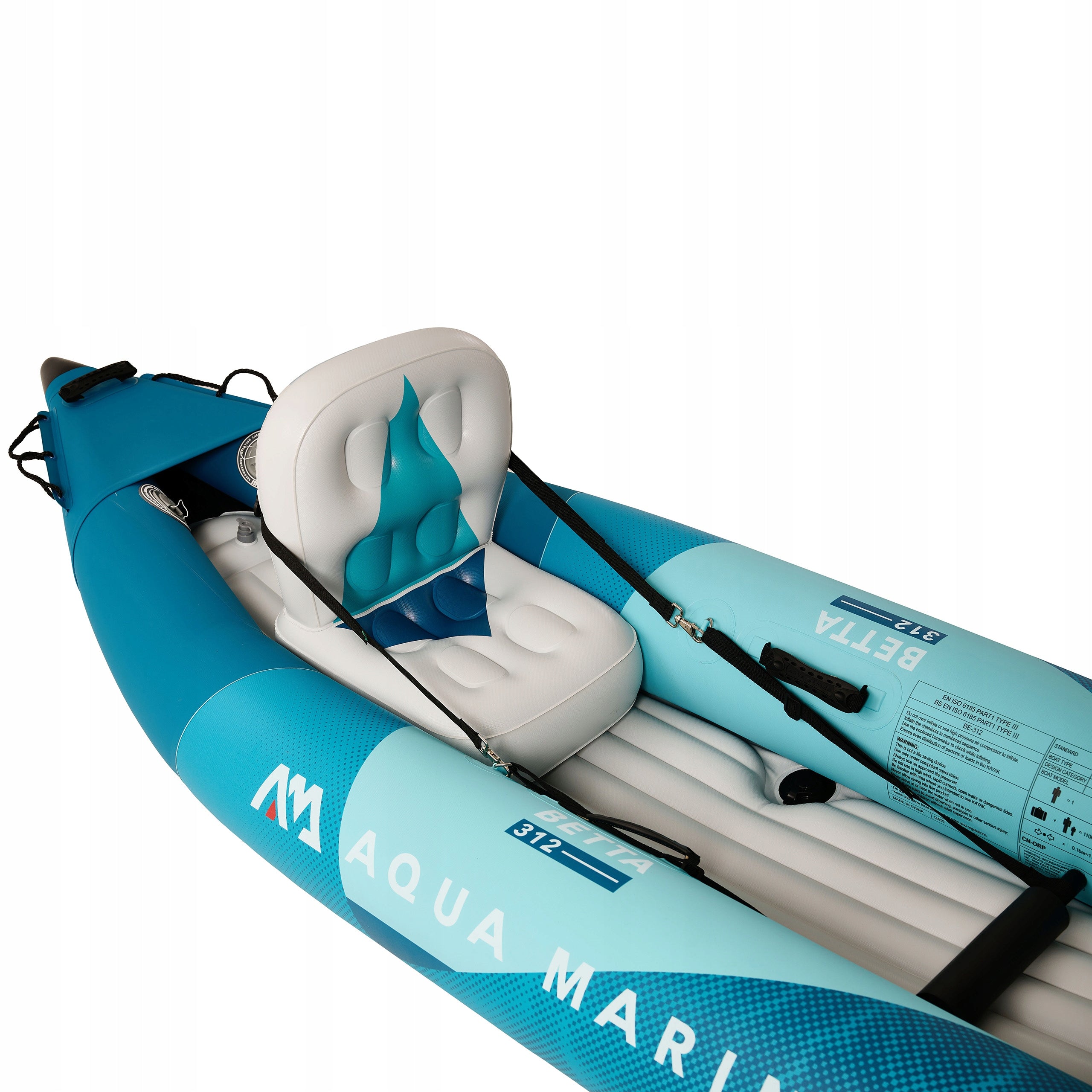 Pumped kayak Aqua Marina Betta 312 Blue 2026 1-seater + Pump EP-T16 Brand Aqua Marina