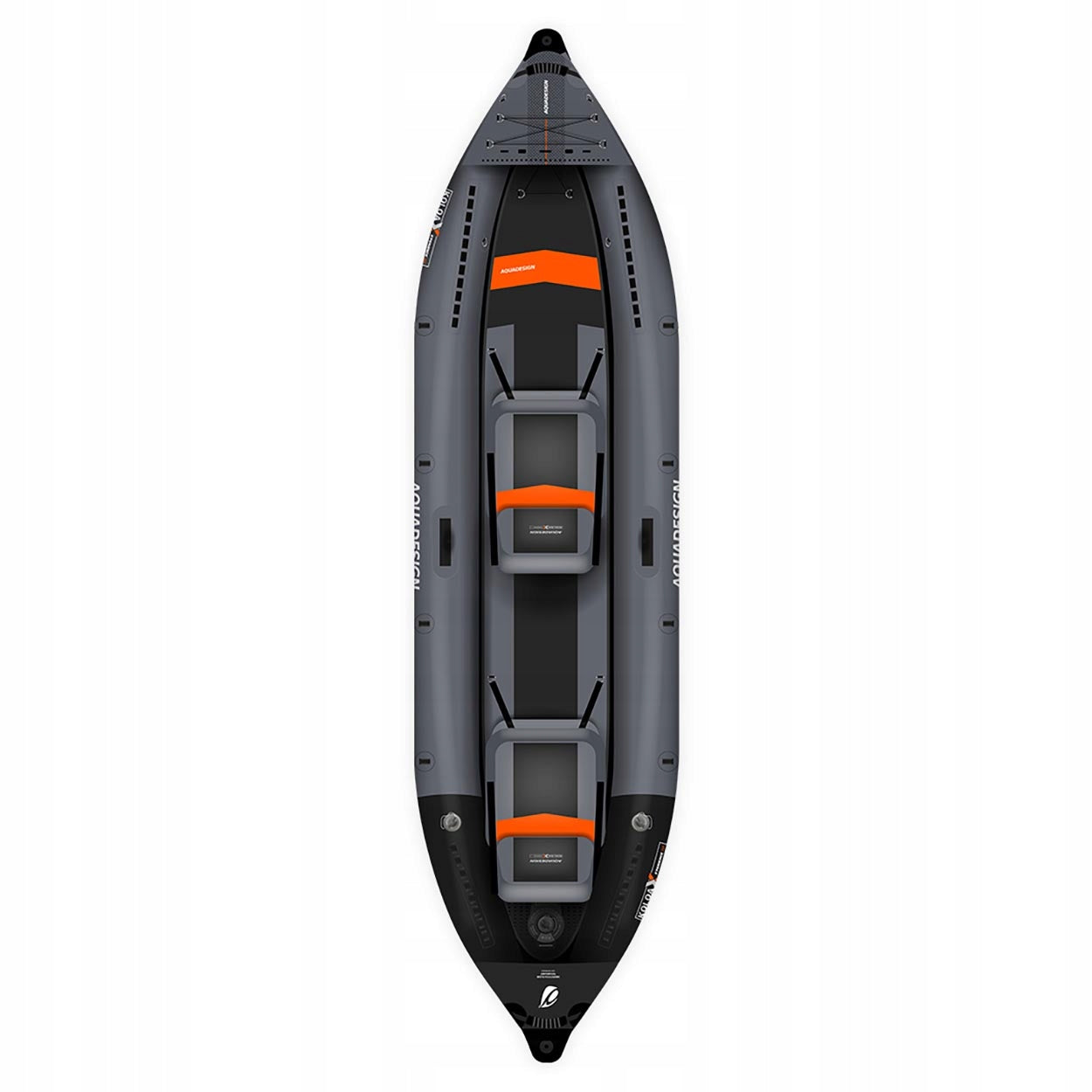 Pumped kayak Aquadesign Koloa X'PERIENCE 360 cm +2x kayak paddle KP-1 Brand Aqua design