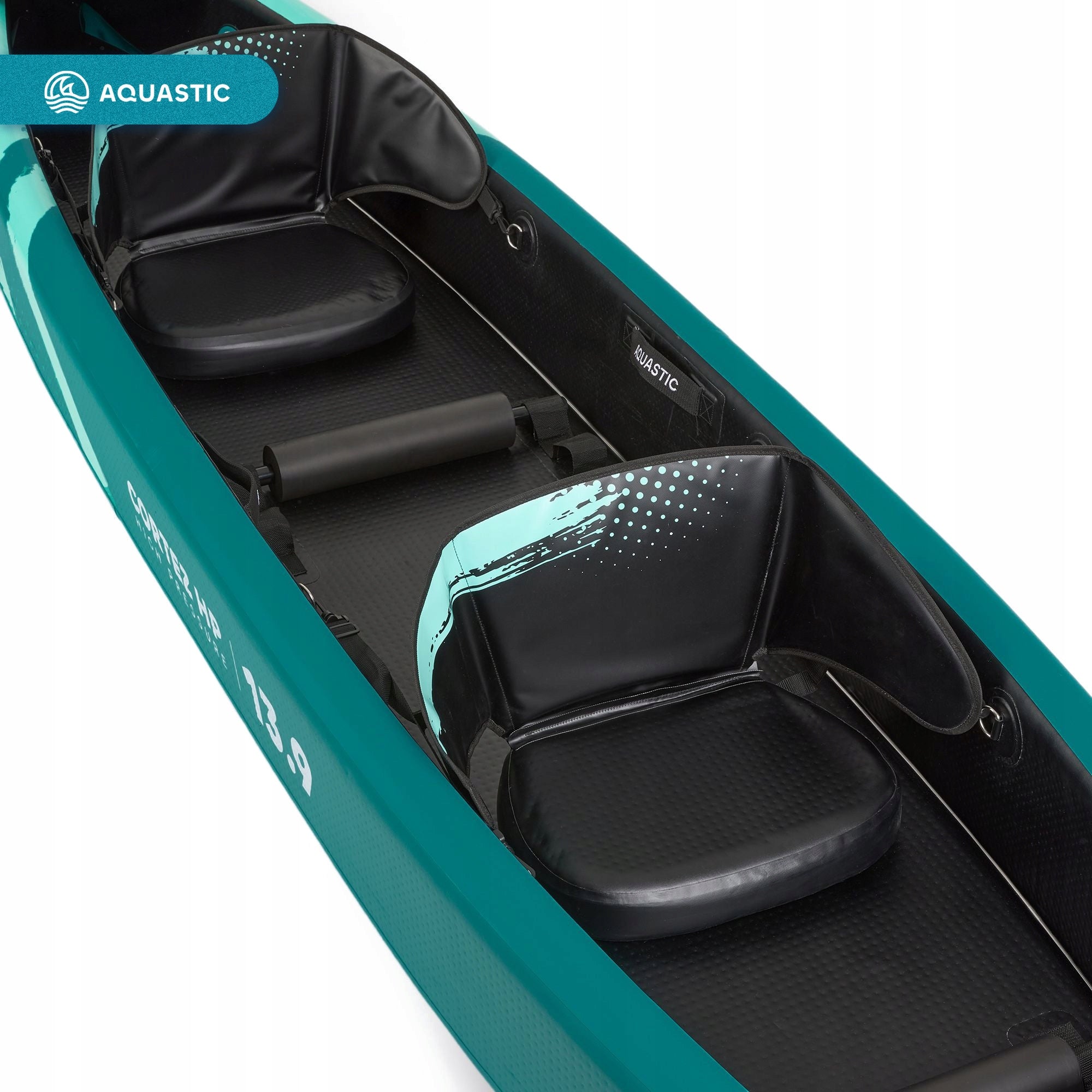 Pumped kayak - high pressure, 2-person, AQUASTIC Cortez 13'9" 420cm Length 420 cm
