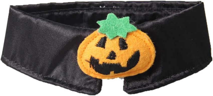 Pumpkin shaped cat collar, adjustable, comfort