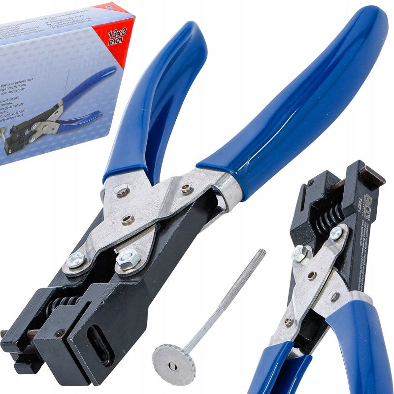 Punch pliers for punching longitudinal holes 13x3mm BGS-Germany